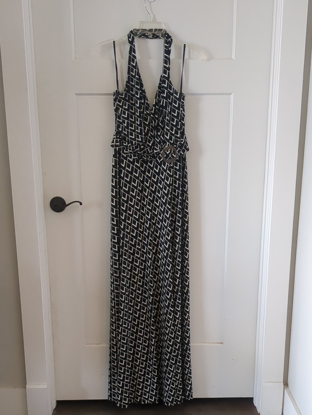 White House Black Market Halter Gown